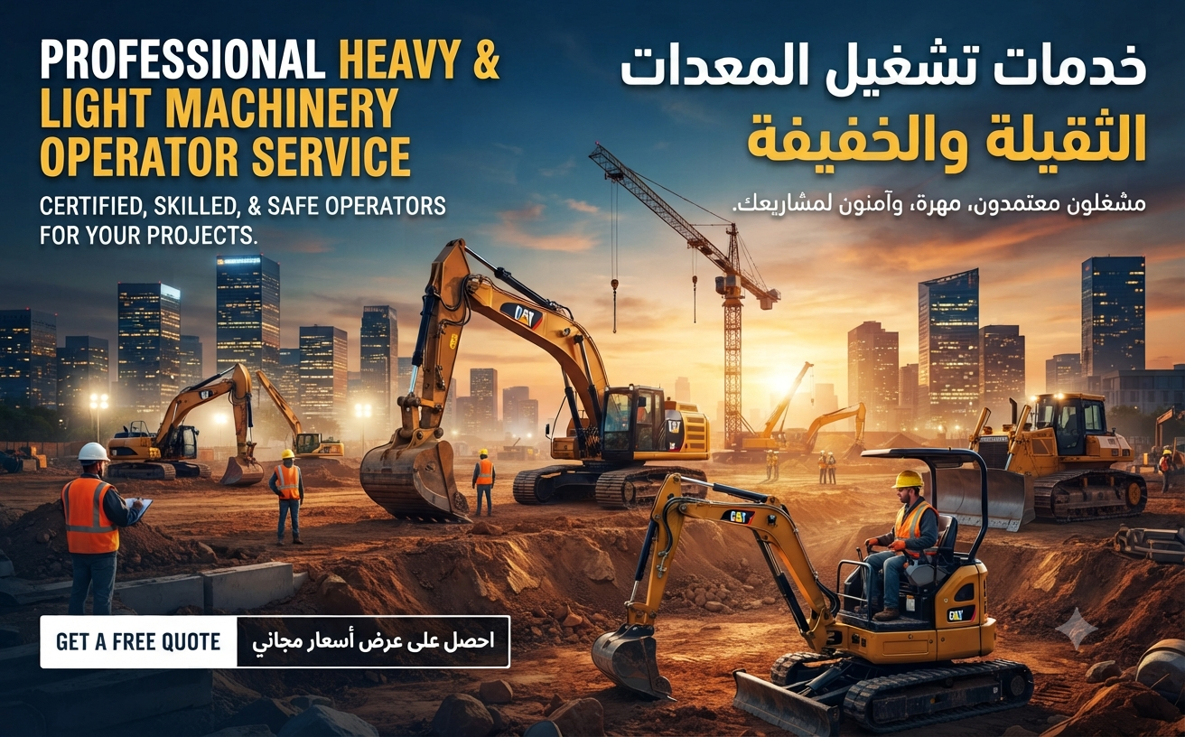 Heavy & Light Machinery Operator service